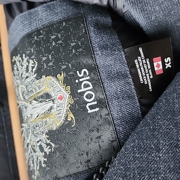 Nobis Ursula Double Breasted Winter Down Belted Jacket Coat - Picture 7 of 14